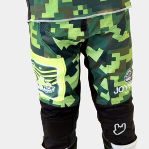 JOYRIDE - Pantalon - Jaune camouflage fluo